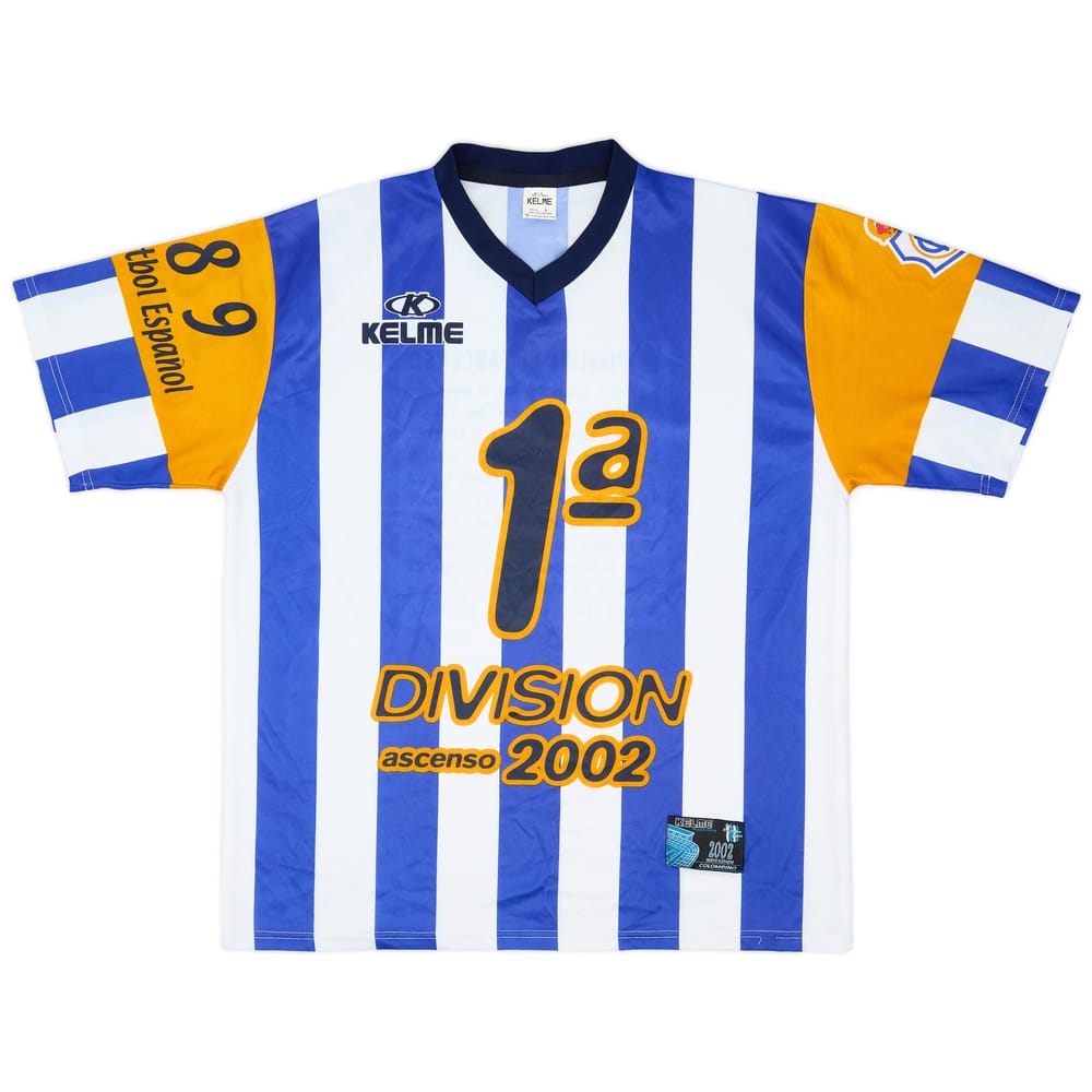 2001-02 Recreativo Huelva Kelme 'Ascenso 2002' Leisure Shirt - 9/10 - (L)