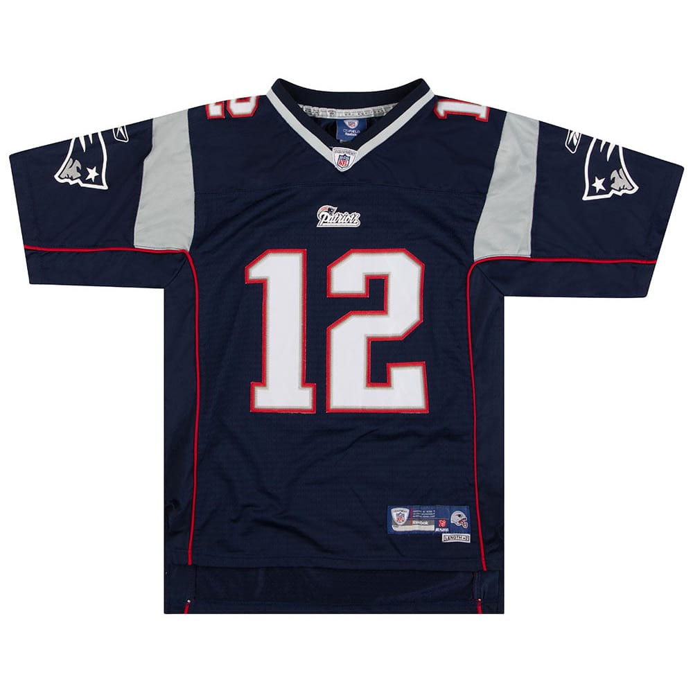 2008-11 New England Patriots Brady #12 Reebok Premier Jersey (Home) Y