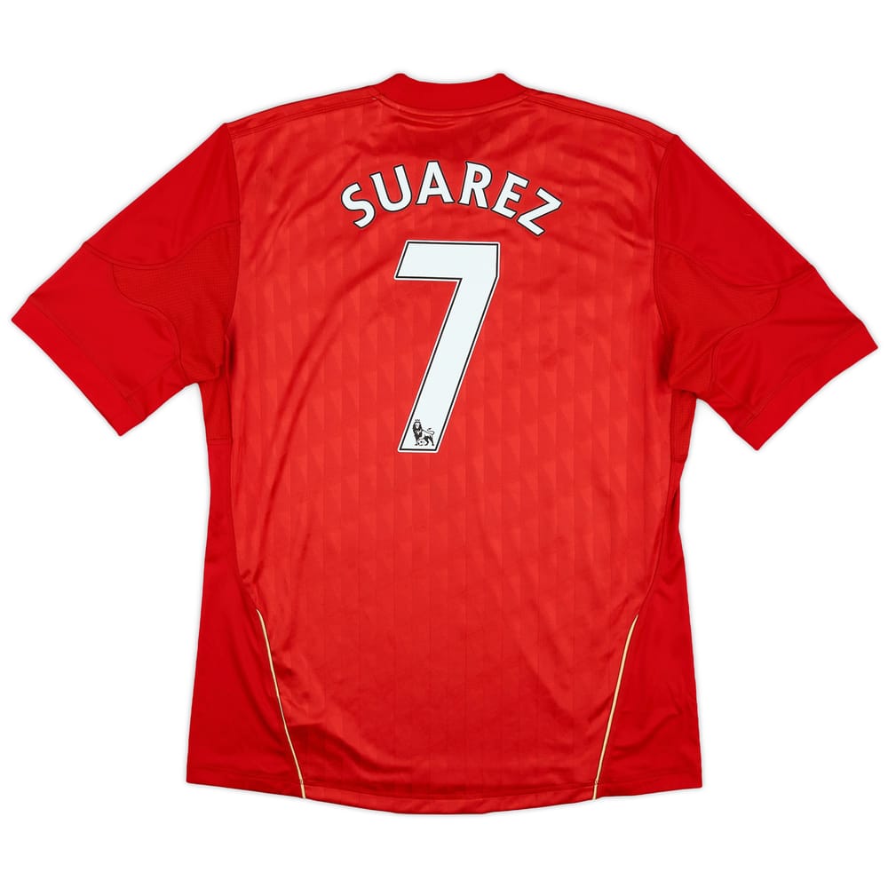 2010-12 Liverpool Home Shirt Suarez #7 - 8/10 - (S)
