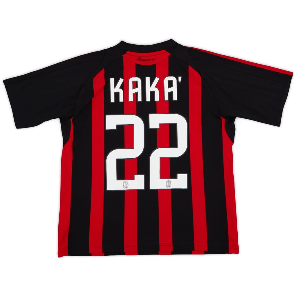 2008-09 AC Milan Home Shirt Kaka' #22 - 5/10 - (S.Boys)