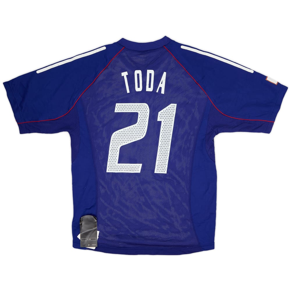 2002-04 Japan Player Issue Signed Home Shirt Toda #21 (L)