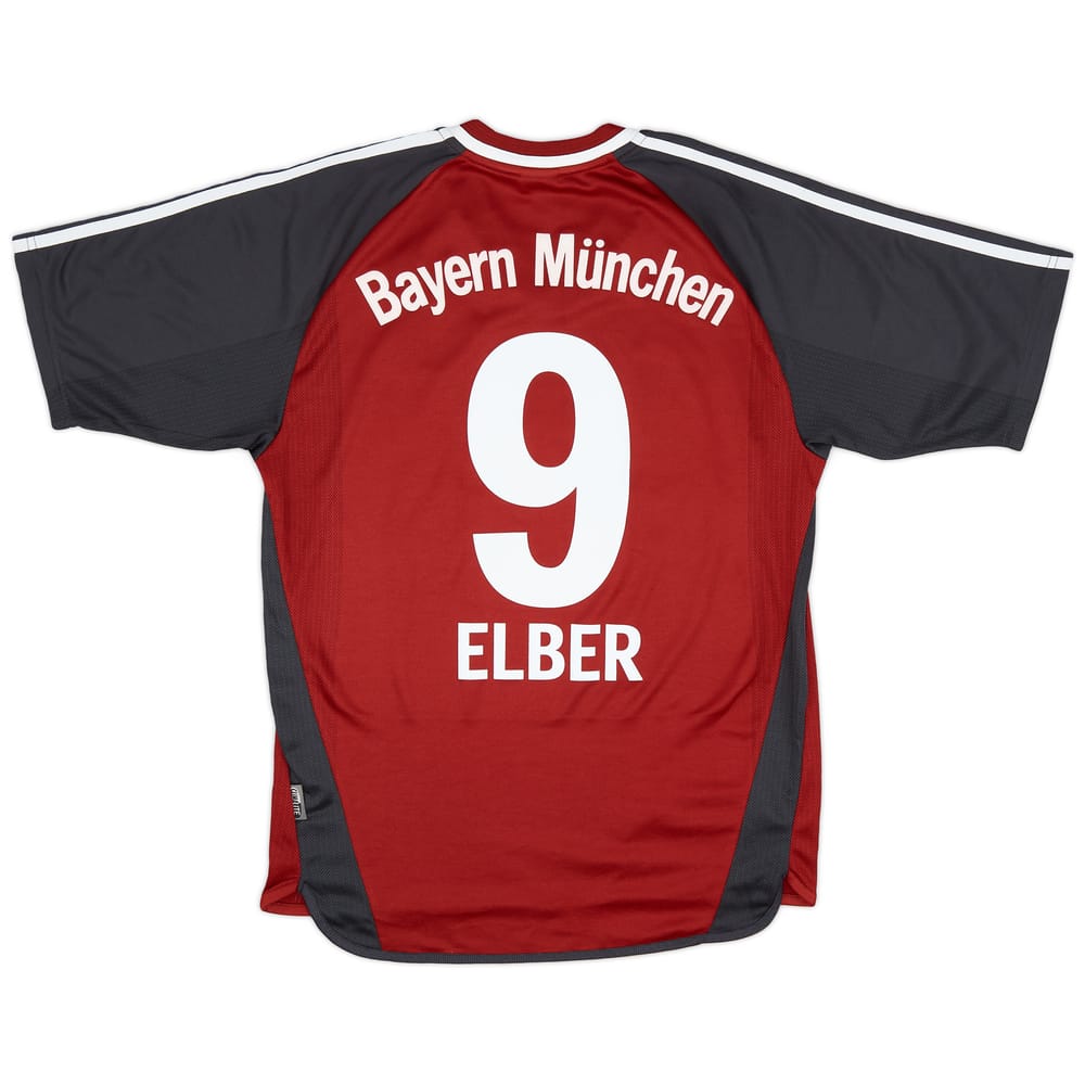 2001-02 Bayern Munich Home Shirt Elber #9 - 9/10 - (S)