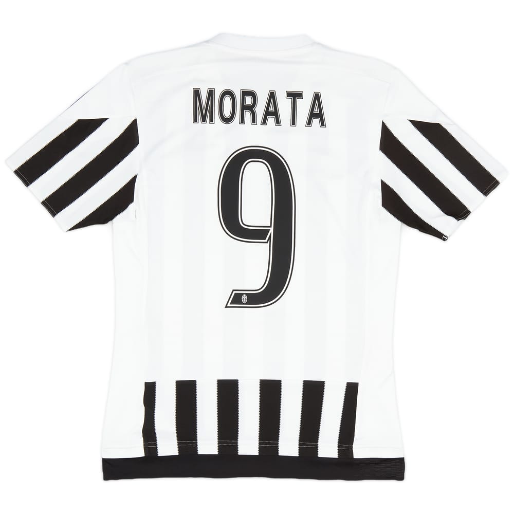 2015-16 Juventus Home Shirt Morata #9 - 9/10 - (S)