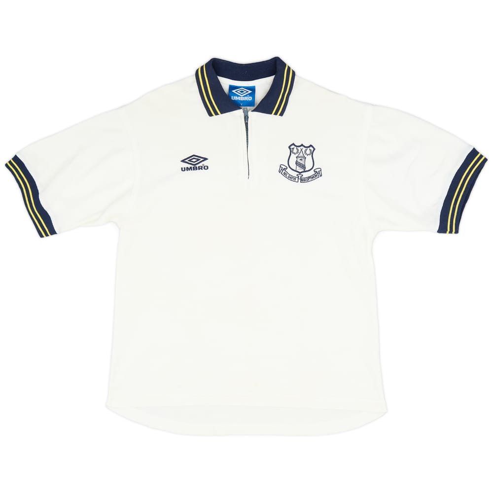 1999-00 Everton Umbro Polo Shirt - 8/10 - (Y)