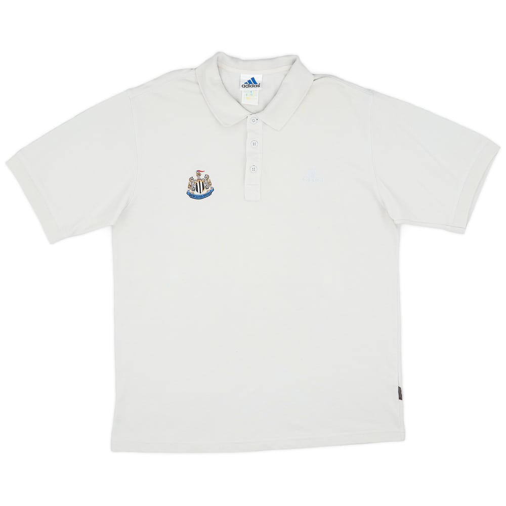 2001-02 Newcastle adidas Polo Shirt - 8/10 - (L)