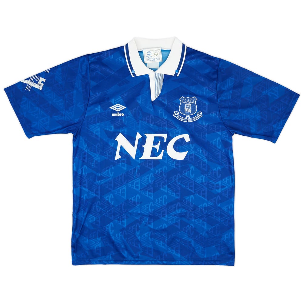 1991-93 Everton Home Shirt - 8/10 - (L)
