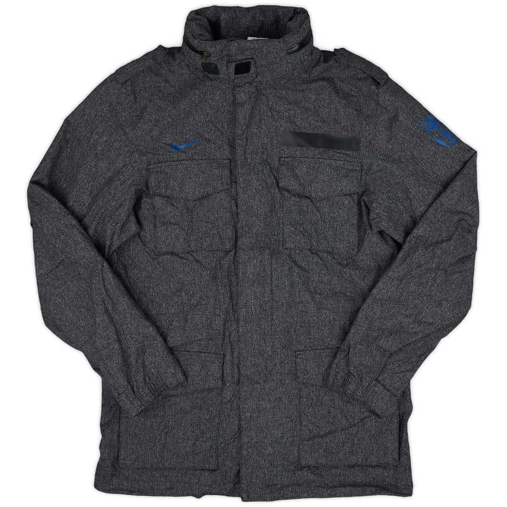 2011-12 Barcelona Nike Hooded Rain Jacket - 10/10 - (S)