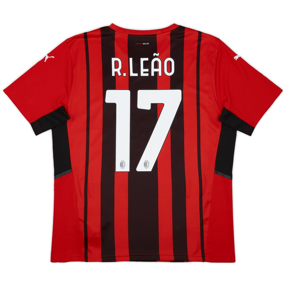 2020-21 AC Milan Home Shirt R.Leao #17 - 9/10 - (L)