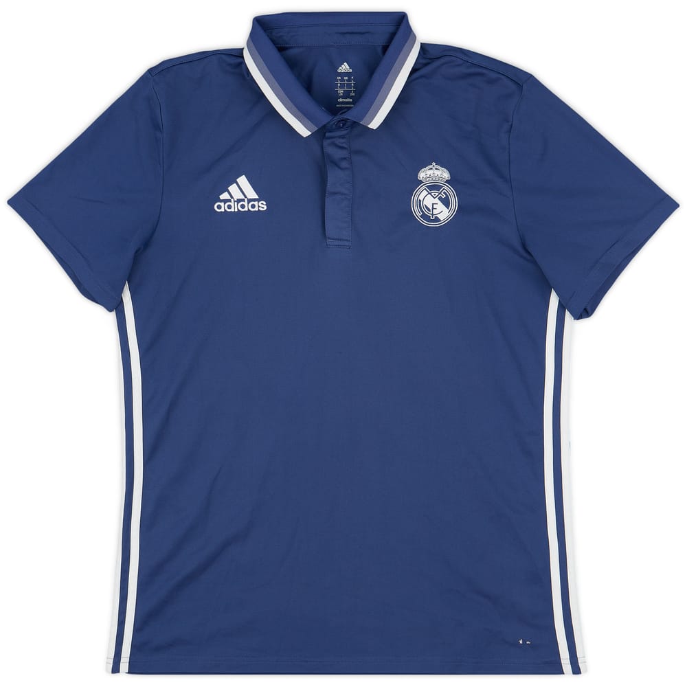 2016-17 Real Madrid adidas Polo Shirt - 7/10 - (L)