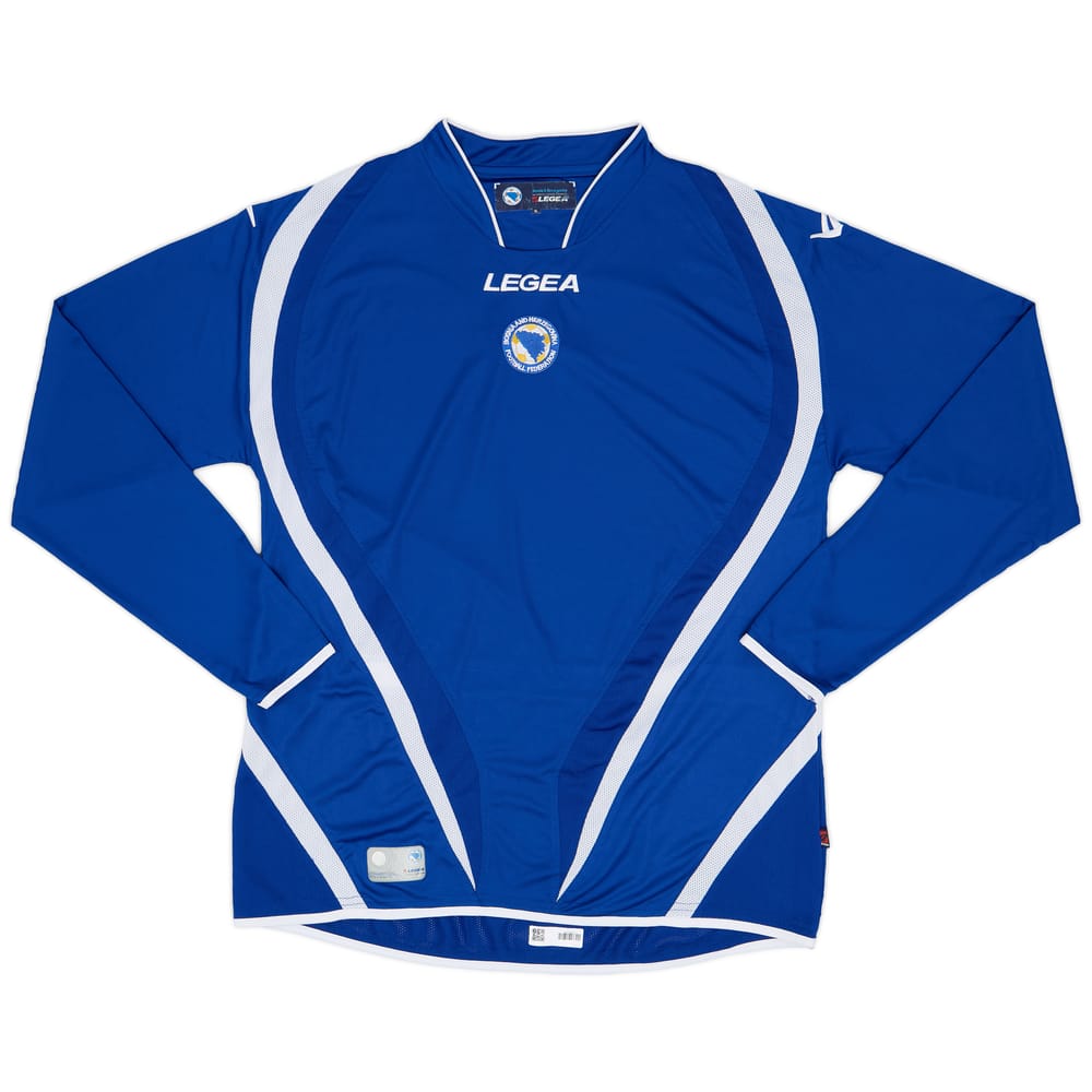 2012-13 Bosnia & Herzegovina Home L/S Shirt - 9/10 - (XL)