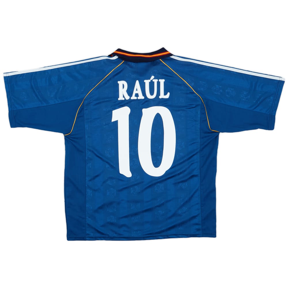 1999-00 Spain Away Shirt Raul #10 - 10/10 - (L)