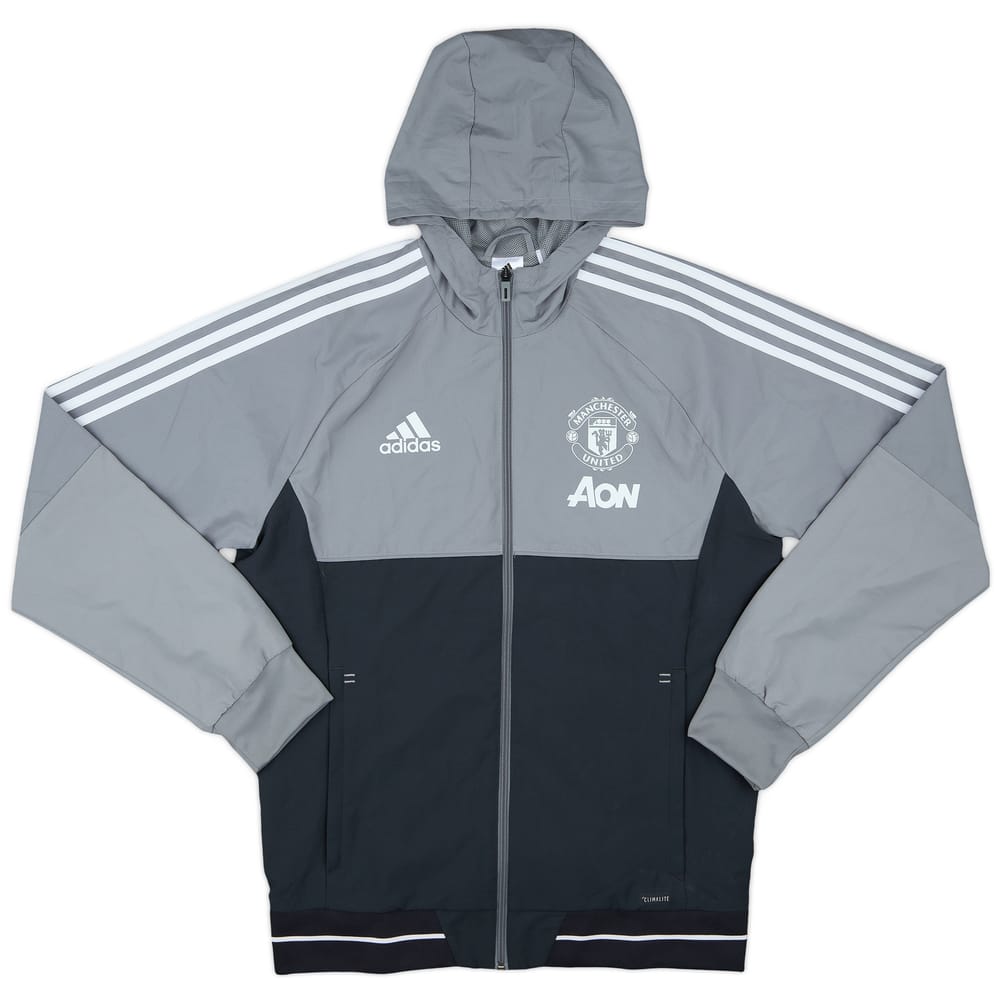 2017-18 Manchester United adidas Track Jacket - 10/10 - (M)