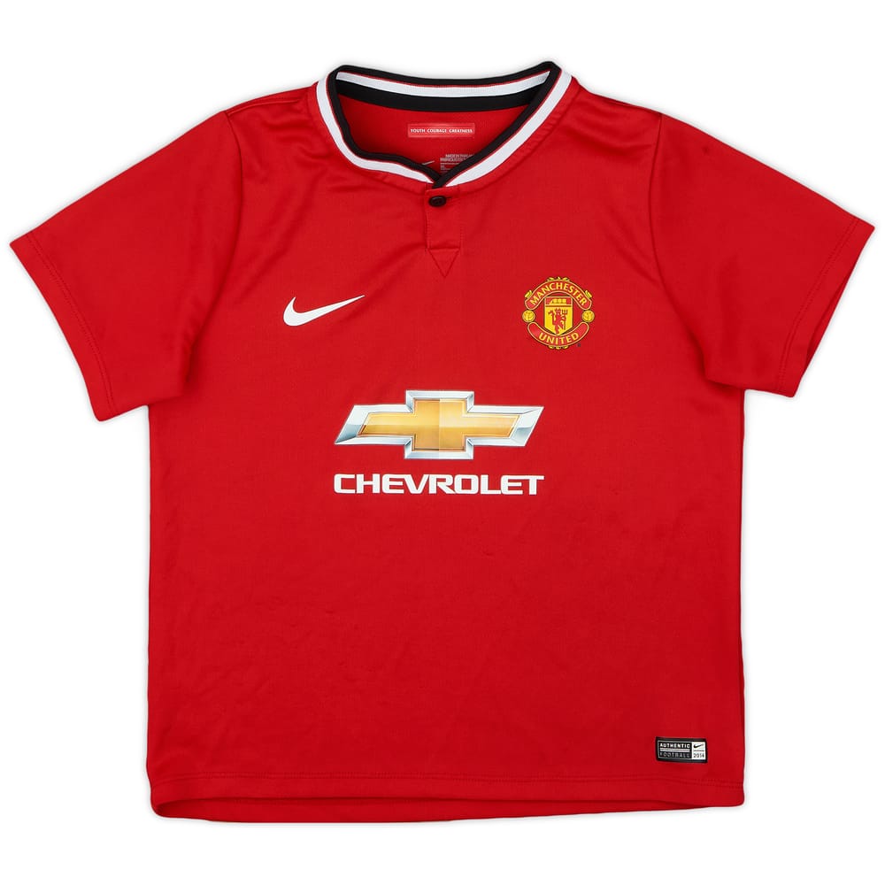 2014-15 Manchester United Home Shirt - 8/10 - (S.Boys)