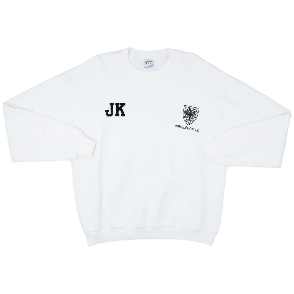 1994-95 Wimbledon Jerzees Staff Issue Sweat Top JK (Joe Kinnear) - 5/10 - (XXL)
