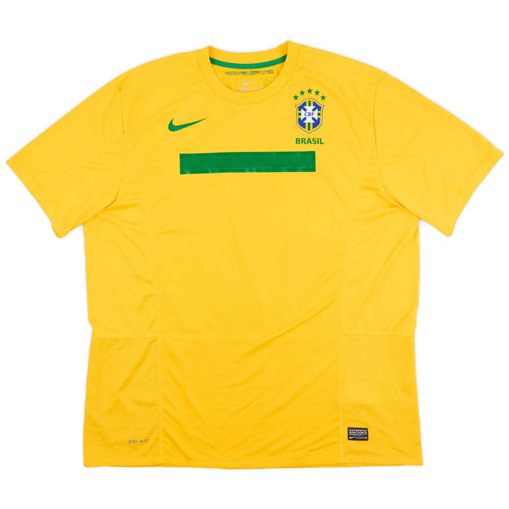 2011 Brazil Home Shirt - 8/10 - (XXL)