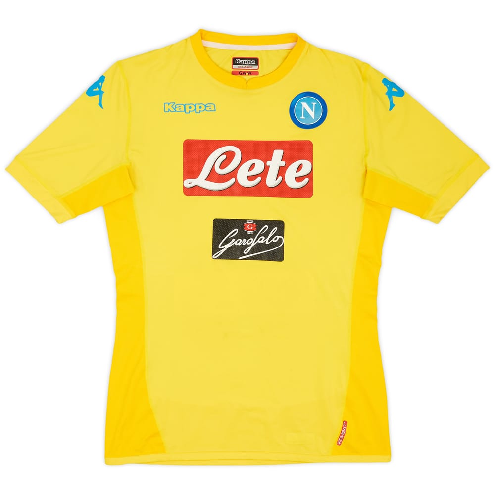 2015-16 Napoli GK S/S Shirt - 8/10 - (XXL)