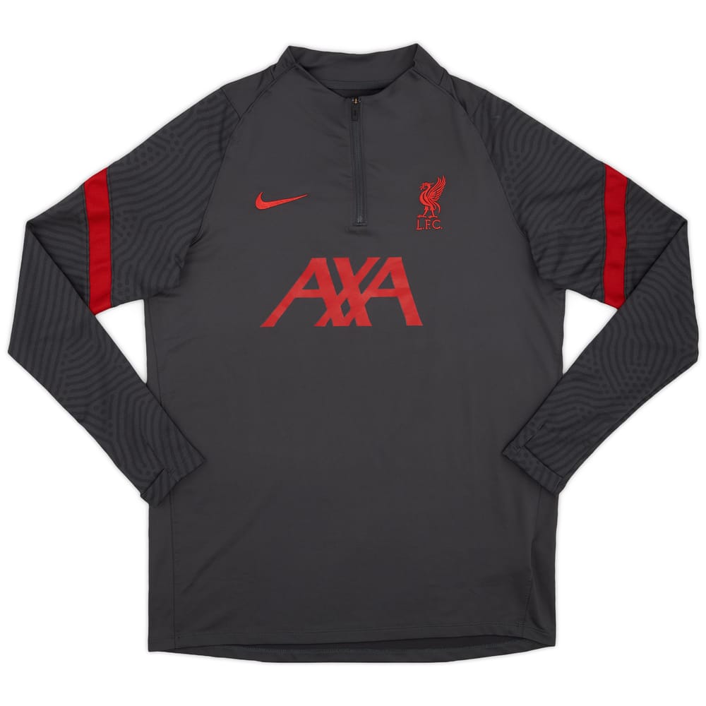 2020-21 Liverpool Nike 1/4 Zip Training Top - 8/10 - (L)