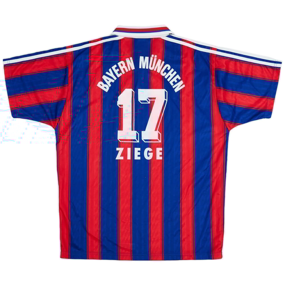 1995-97 Bayern Munich Home Shirt Ziege #17 - 8/10 - (L)