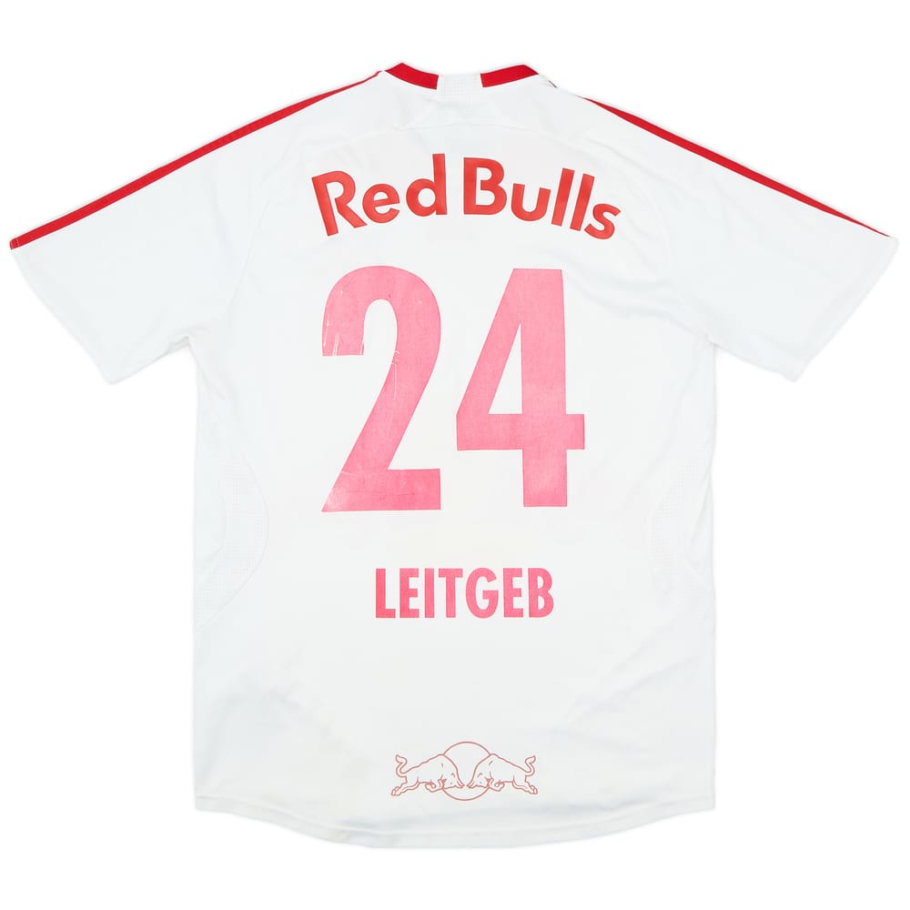 2007-08 Red Bull Salzburg Home Shirt Leitgeb #24 - 5/10 - (M)