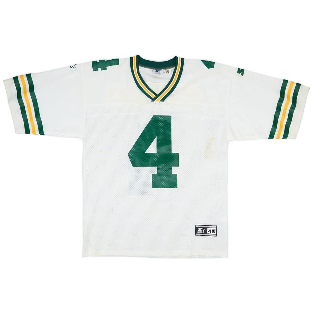 1997-98 Green Bay Packers Favre #4 Starter Away Jersey - 6/10 - (M)
