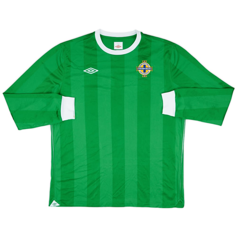 2010-12 Northern Ireland Home L/S Shirt - 10/10 - (XL)