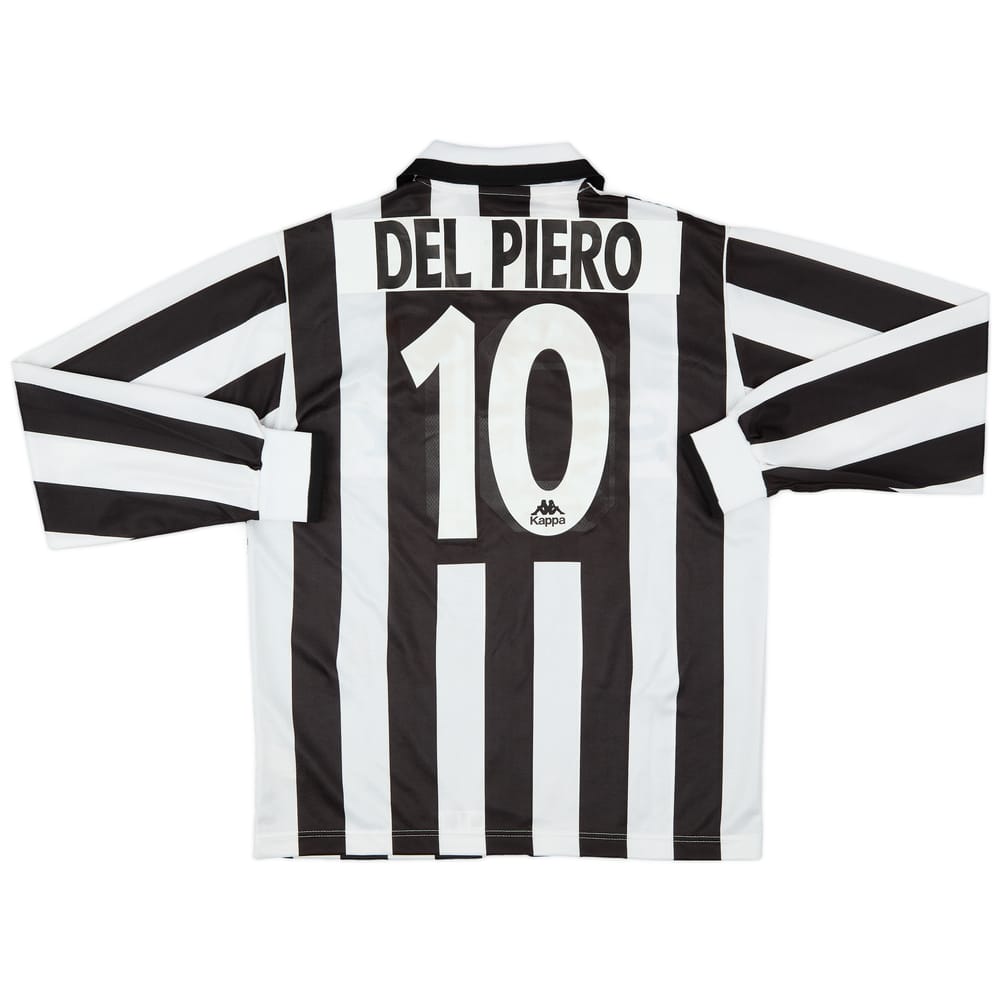 1995-97 Juventus Home Shirt Del Piero #10 - 7/10 - (S)
