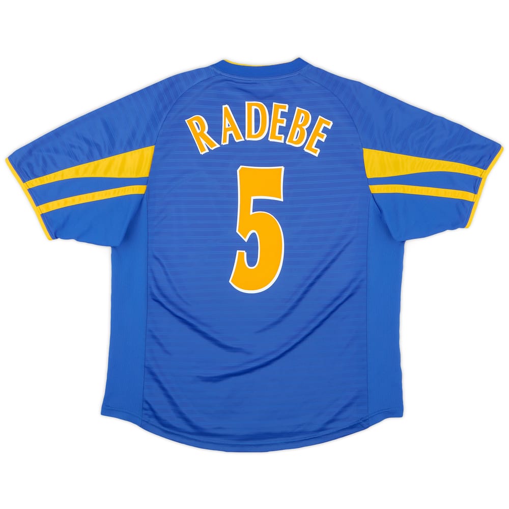 2001-03 Leeds United Away Shirt Radebe #5 - 8/10 - (L)