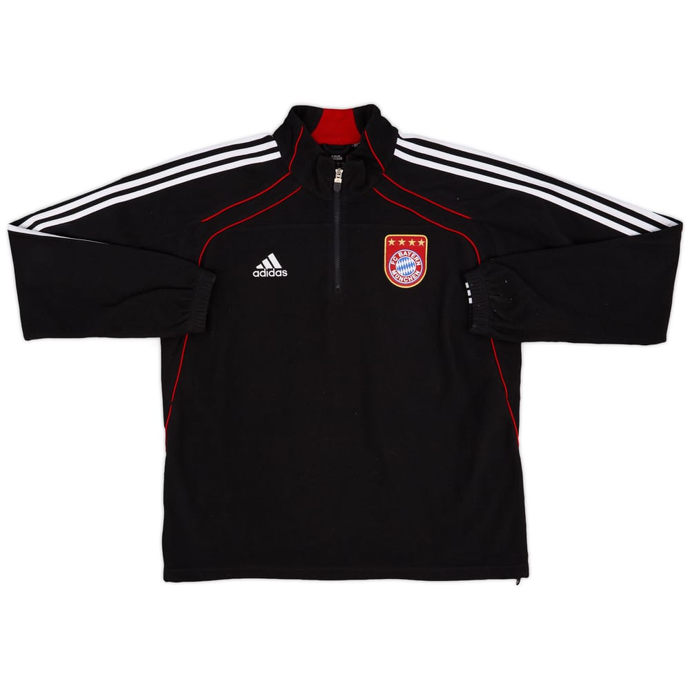2010-11 Bayern Munich adidas 1/4 Zip Fleece Top - 8/10 - (L/XL)
