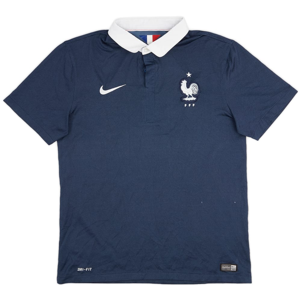2014-15 France Home Shirt - 8/10 - (M)
