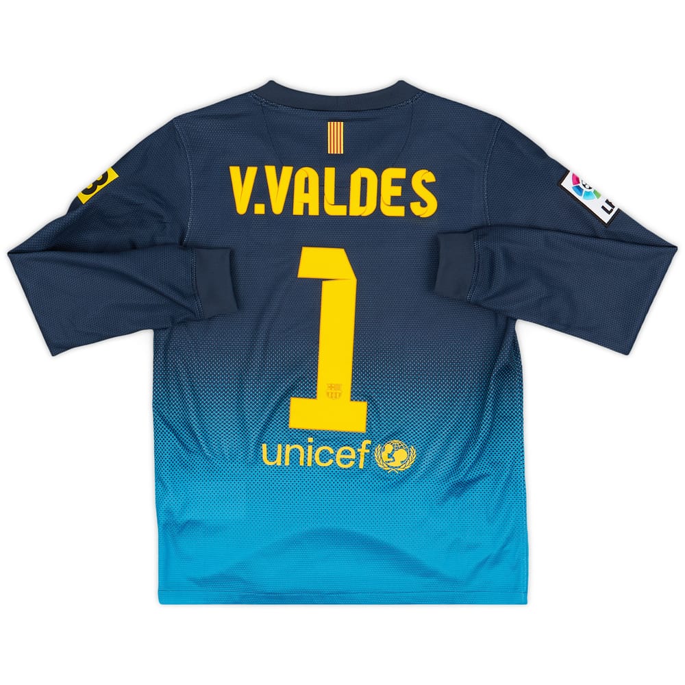 2012-13 Barcelona GK Shirt V. Valdes #1 (S.Boys)