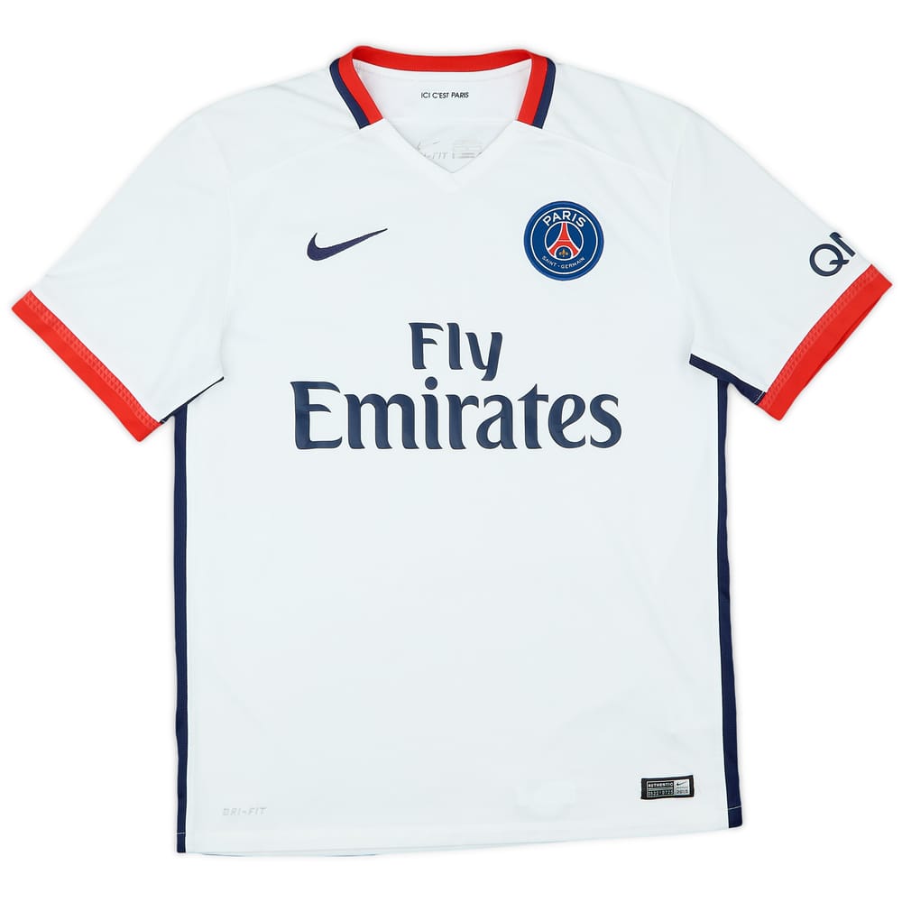 2015-16 Paris Saint-Germain Away Shirt - 7/10 - (M)