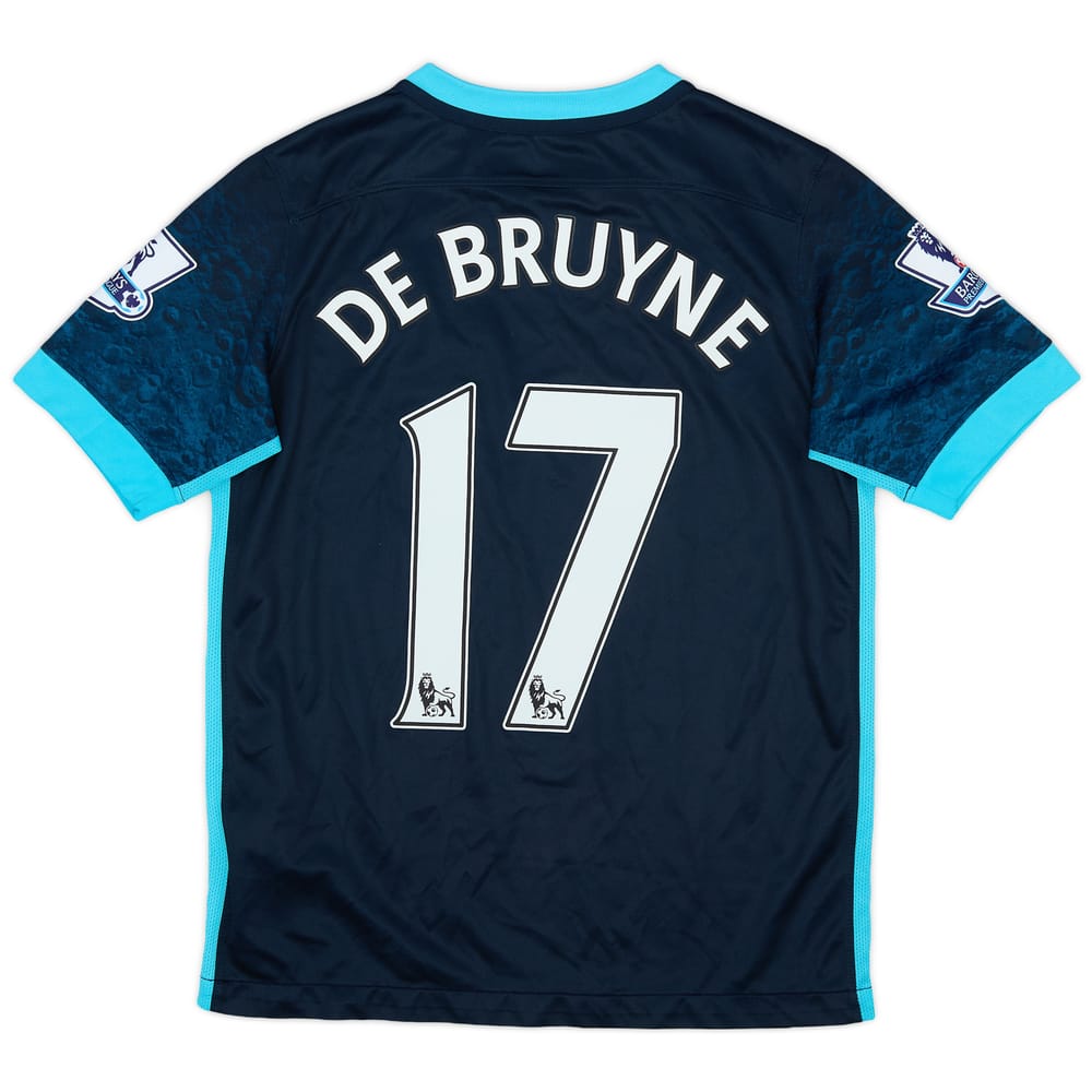2015-16 Manchester City Away Shirt De Bruyne #17 - 8/10 - (L.Boys)