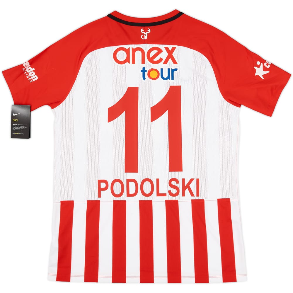 2019-20 Antalyaspor Home Shirt Podolski #11 (L)