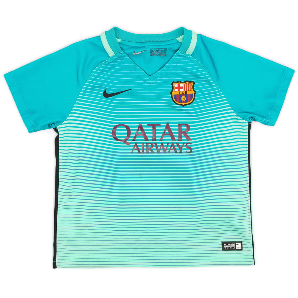 2016-17 Barcelona Third Shirt - 6/10 - (4-6 Years)