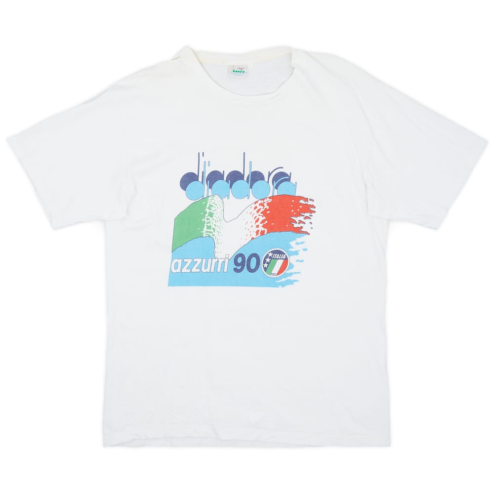 1990-92 Italy Diadora Leisure Shirt - 9/10 - (L)
