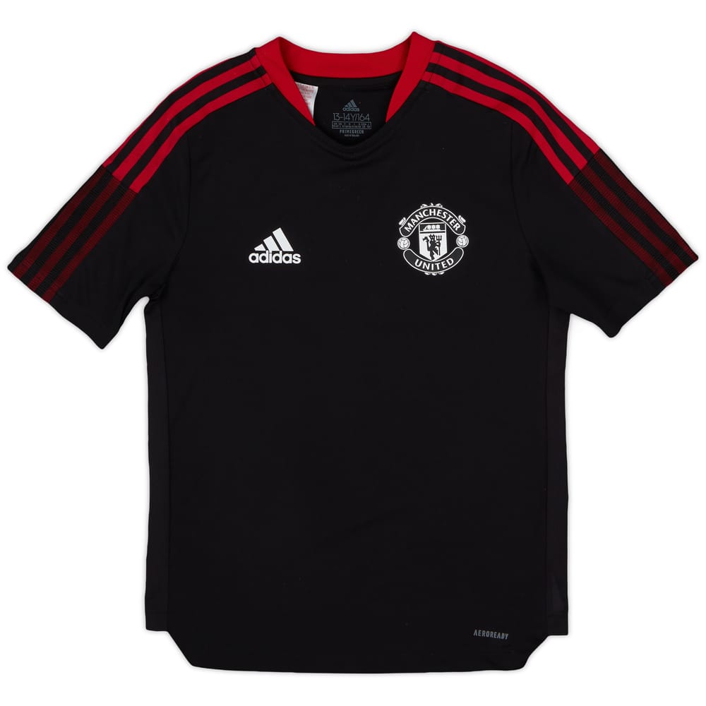 2021-22 Manchester United adidas Training Shirt - 8/10 - (L.Boys)