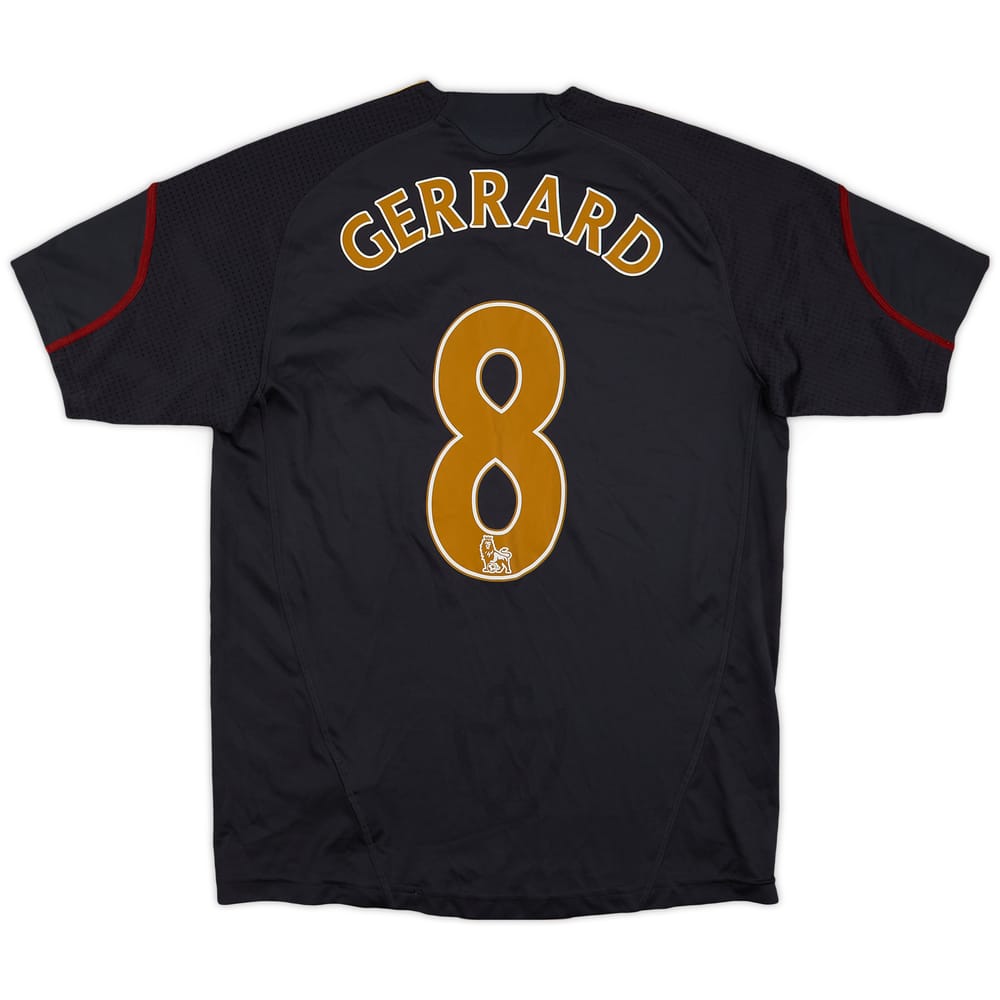 2009-10 Liverpool Away Shirt Gerrard #8 - 5/10 - (L.Boys)