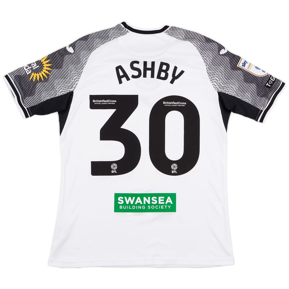 2023-24 Swansea Match Issue Home Shirt Ashby #30