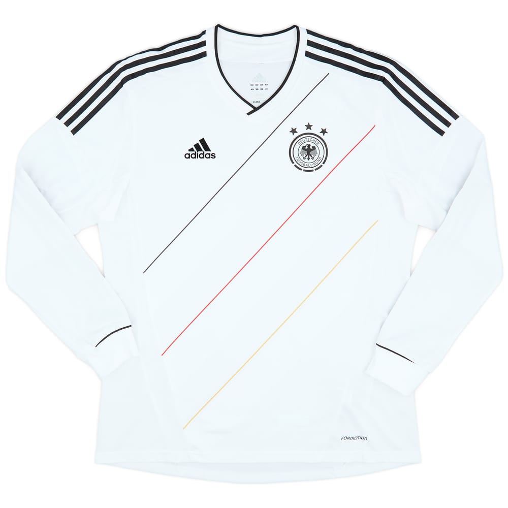 2012-13 Germany Authentic Home L/S Shirt - 10/10 - (XL)