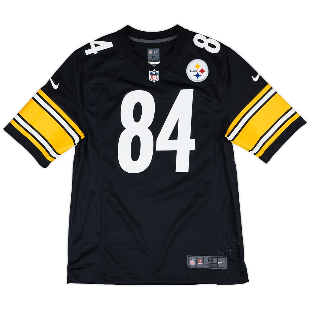 2012-18 Pittsburgh Steelers Brown #84 Nike Game Home Jersey - 8/10 - (M)