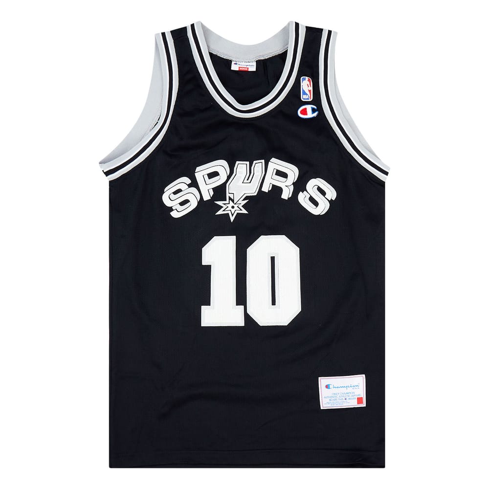 1993-95 San Antonio Spurs Rodman #10 Champion Jersey (Away) M