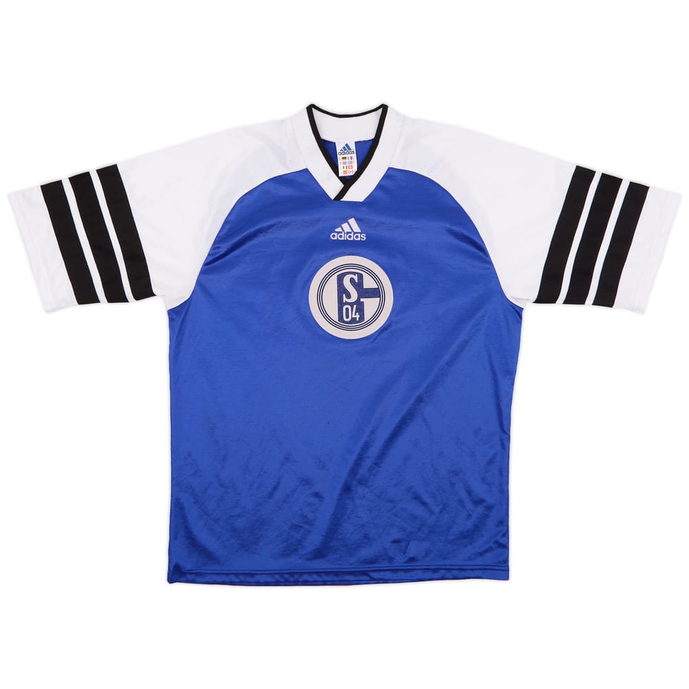 1998-99 Schalke adidas Training Shirt - 6/10 - (M)
