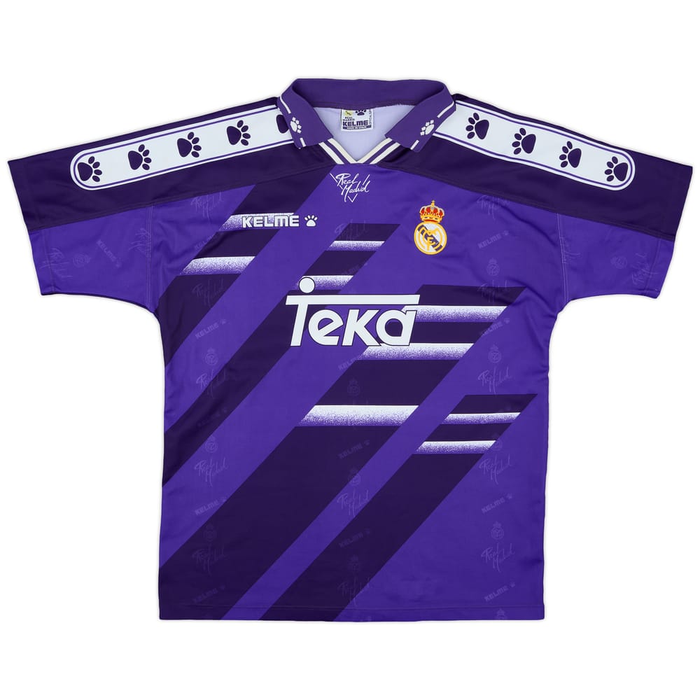 1994-96 Real Madrid Away Shirt - 8/10 - (XL)