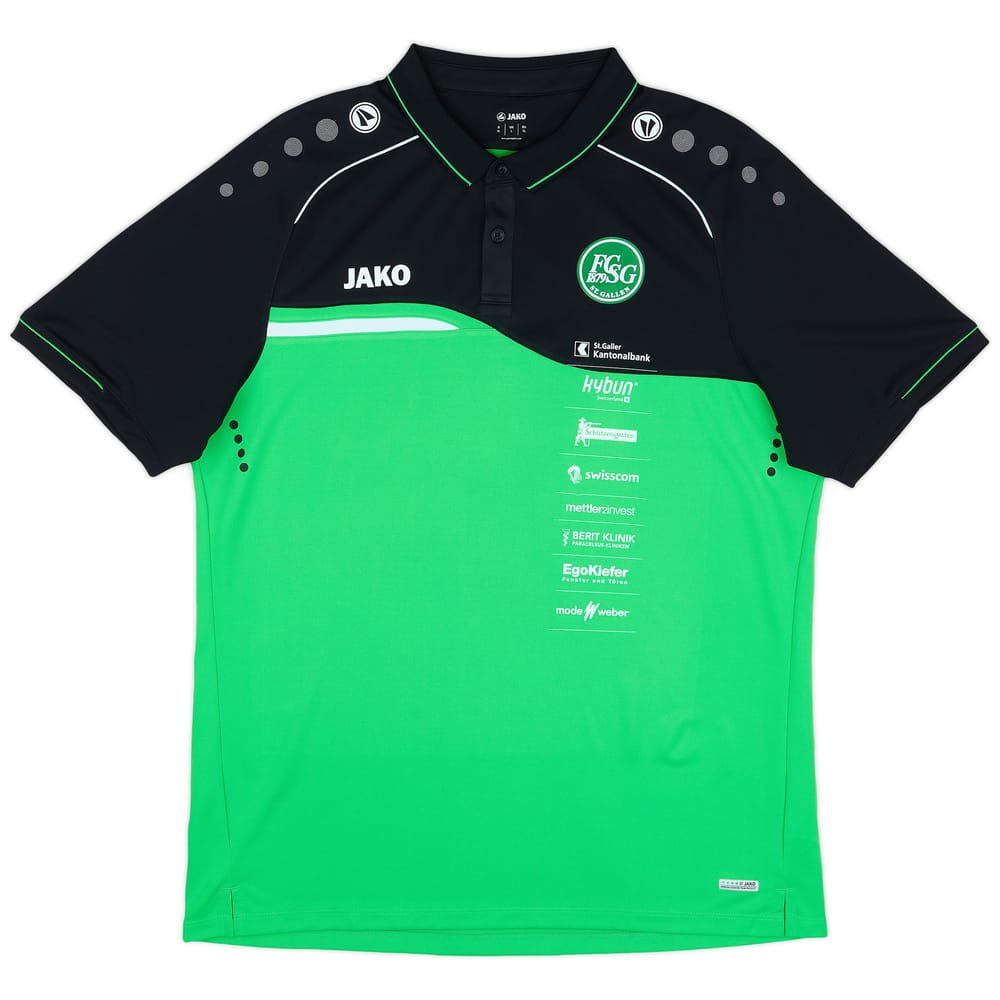 2022-23 St Gallen Jako Polo T-Shirt - 7/10 - (S)