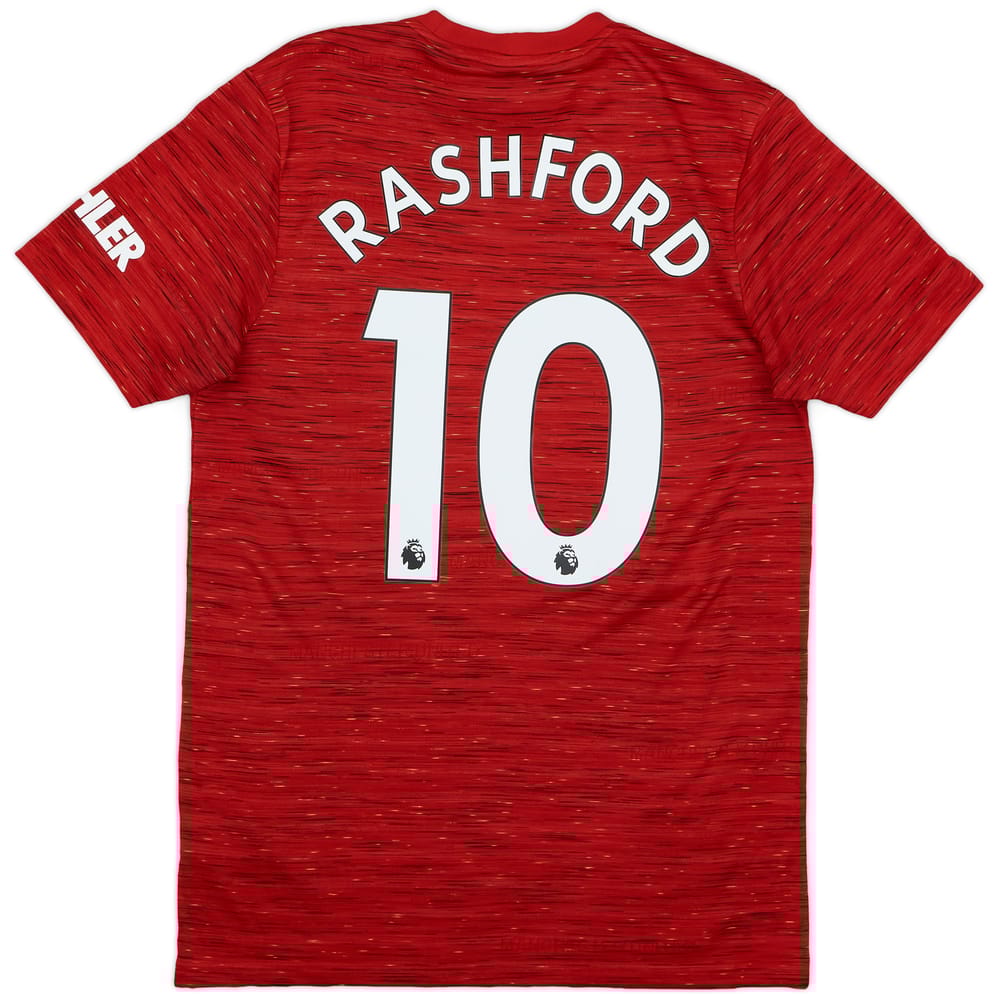 2020-21 Manchester United Home Shirt Rashford #10 - 7/10 - (M)