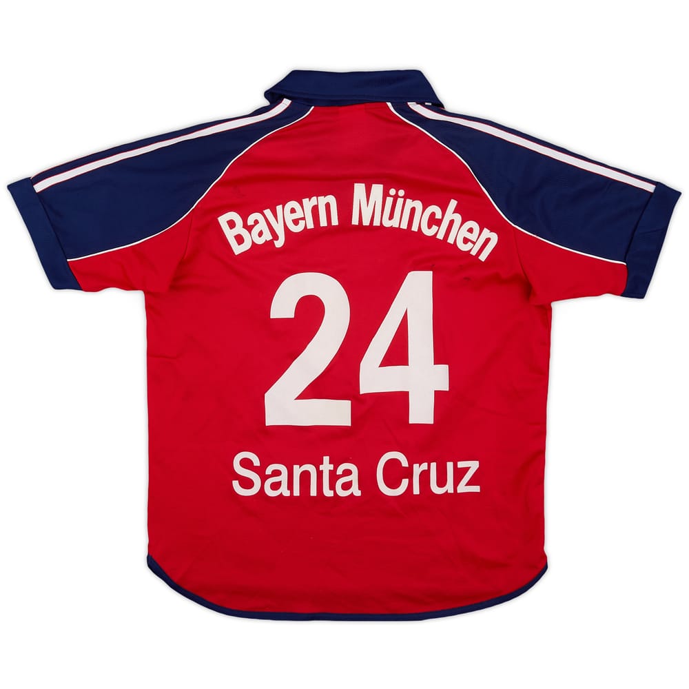 1999-01 Bayern Munich Home Shirt Santa Cruz #24 - 7/10 - (Y)