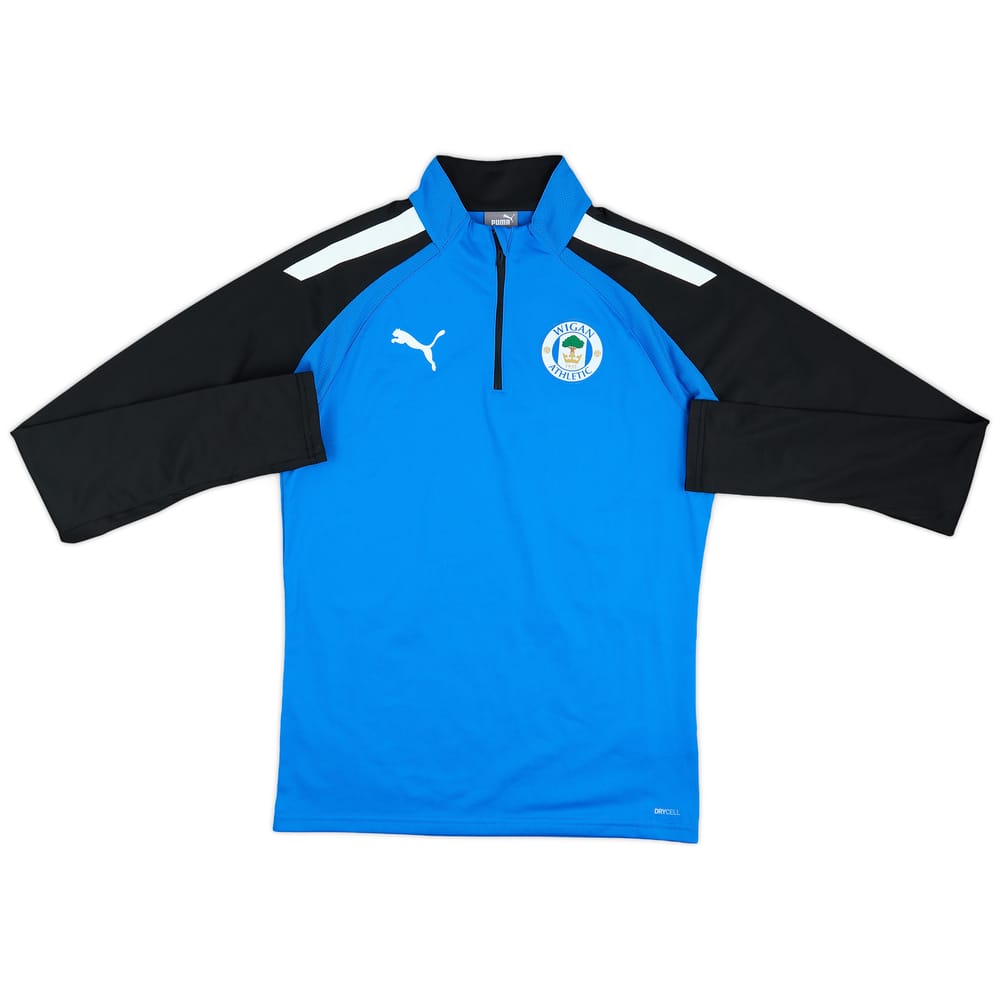 2021-22 Wigan Puma 1/4 Training Top - 8/10 - (S)