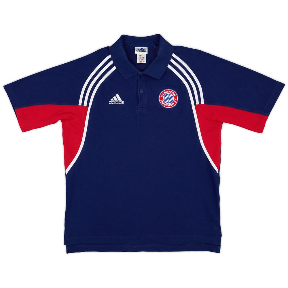 2000-01 Bayern Munich adidas Polo Shirt - 8/10 - (M/L)