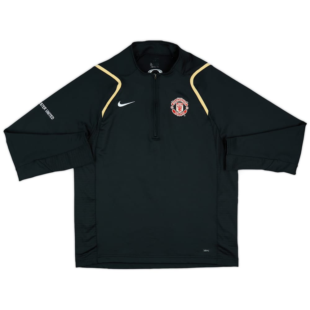 2006-07 Manchester United Nike 1/4 Zip Drill Top - 7/10 - (M)