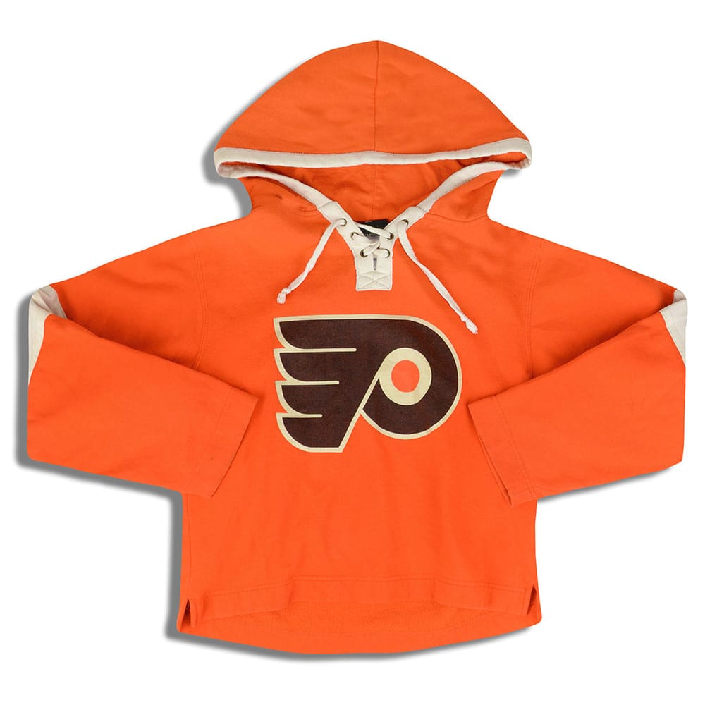 1990s Philadelphia Flyers Jagr #68 Hooded Jersey Sweat Top Y
